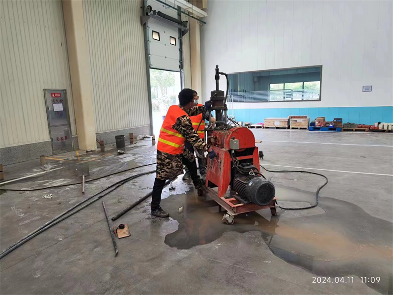 景宁厂房地面下沉塌陷注浆加固施工